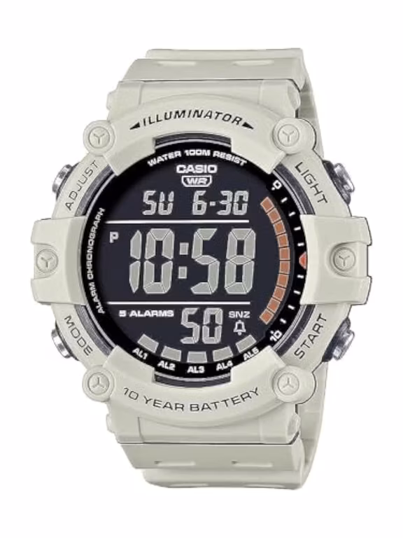 Amazon: Reloj Casio Illuminator Serie AE1500WH (BLANCO)