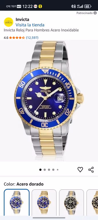Amazon: Reloj invicta diver