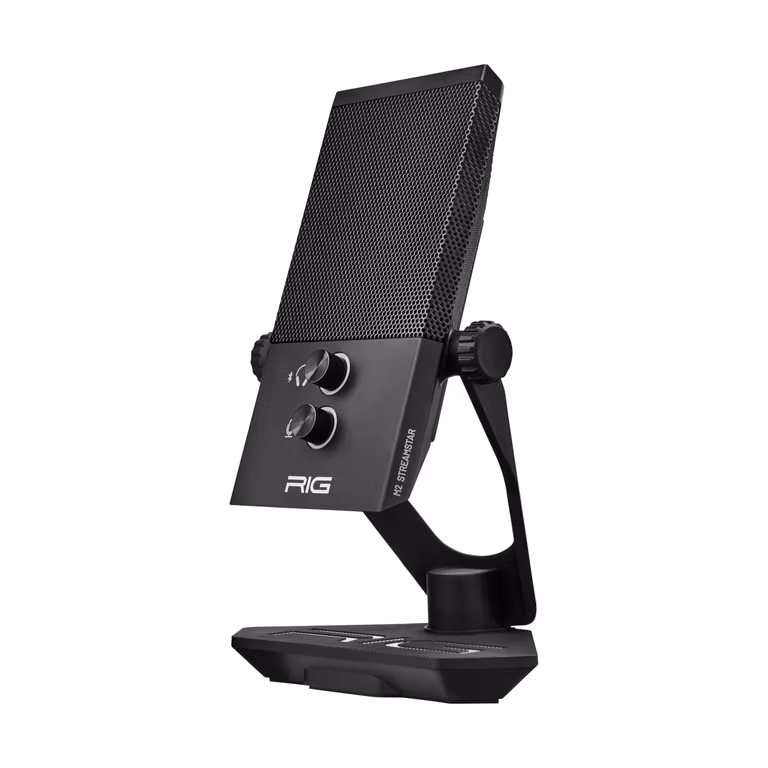 Amazon: RIG M2 STREAMSTAR Pro HD - Micrófono de transmisión USB con Cable con DAC de 24 bits y Bluetooth de Baja latencia aptX HD Audio