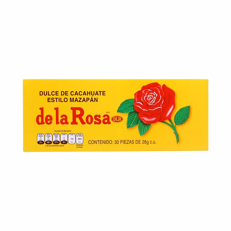 AMAZON: De la Rosa Mazapán 30 piezas 28 grs (Planea y Ahorra)