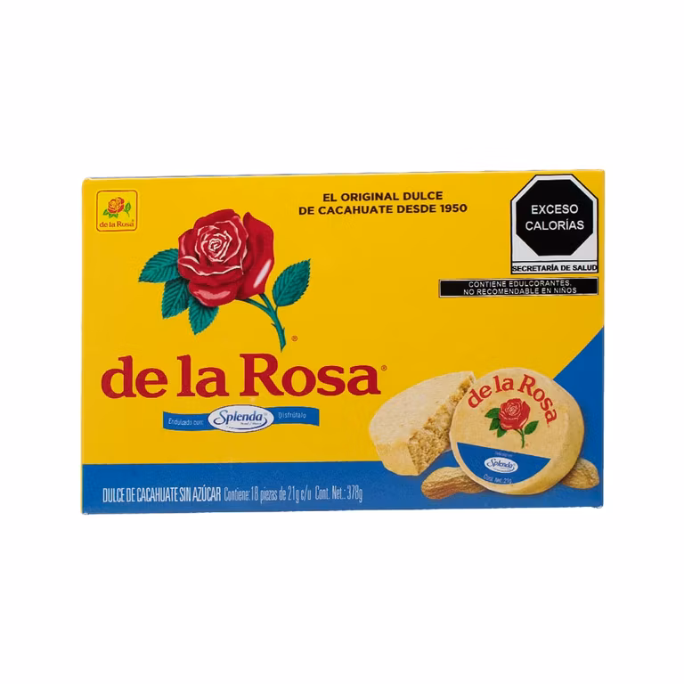 AMAZON: De la Rosa Mazapán sin azúcar 18 piezas 21 grs (Planea y Ahorra)