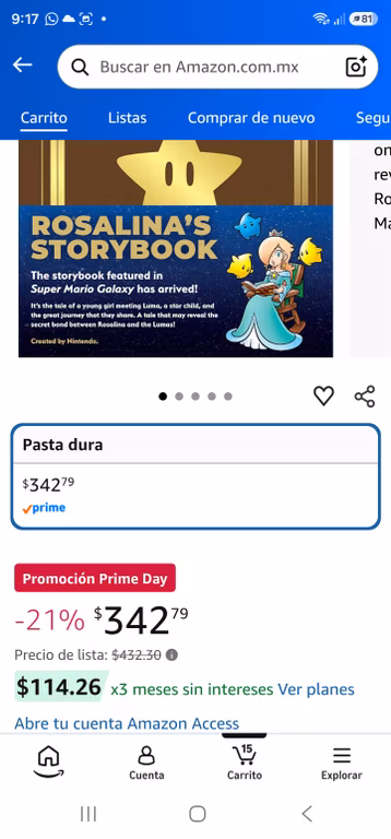 Amazon: Rosalina's Storybook