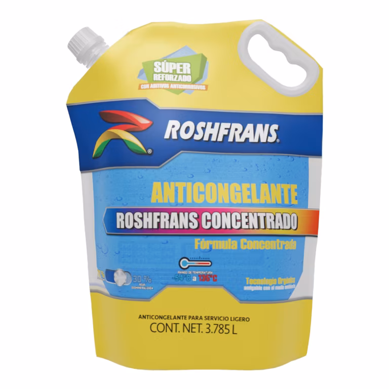 Amazon: ROSHFRANS - Anticongelante Refirgerante Concentrado 3.8 Litros