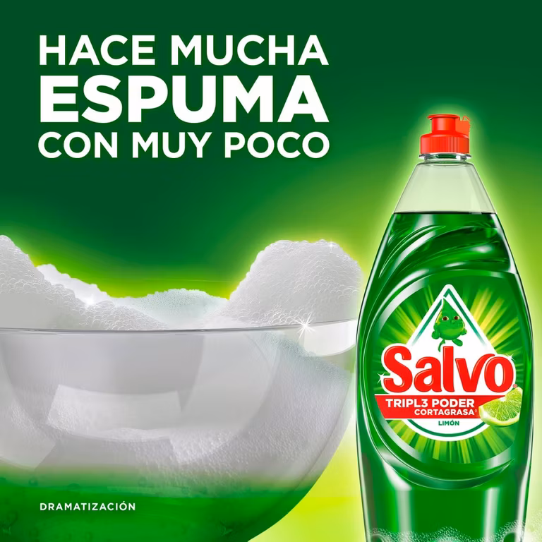 AMAZON: Salvo Limón Lavatrastes Líquido 1.2L