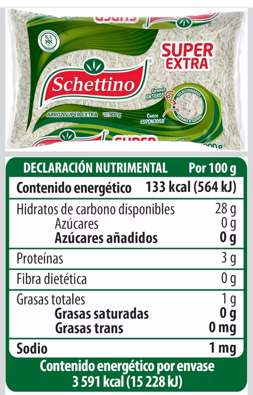 Amazon: Schettino Arroz Super Extra 900 g