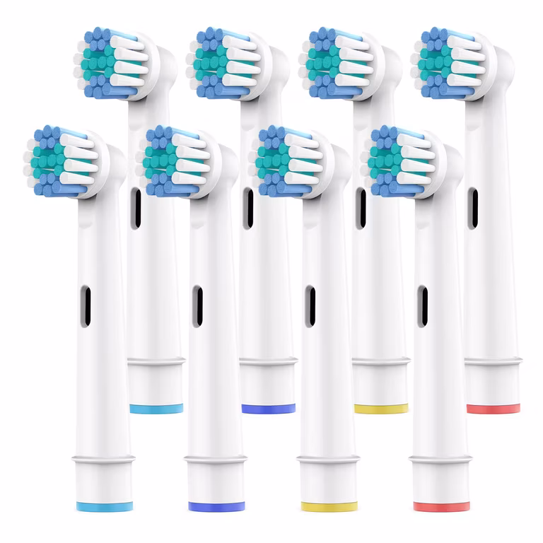 Amazon: SetSail Cabezales de cepillo de dientes para Oral B, paquete de 8 cabezales de repuesto de cepillo de dientes eléctrico cerdas
