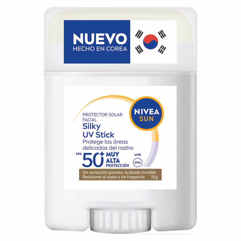 Amazon: Silky UV Stick NIVEA SUN Barra FPS50+ Acabado invisible 15g