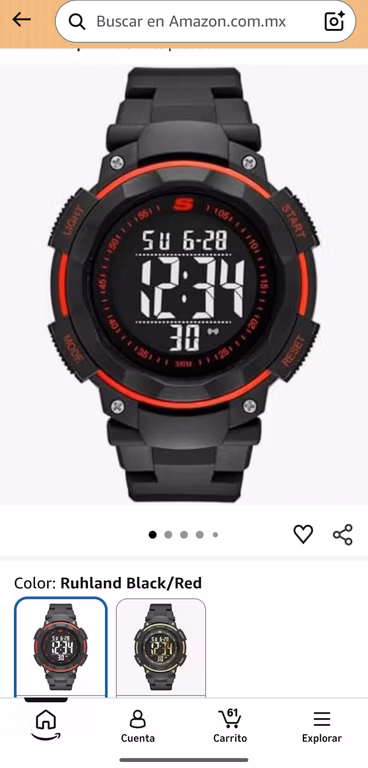 Amazon: Skechers Rulando reloj con las 3B