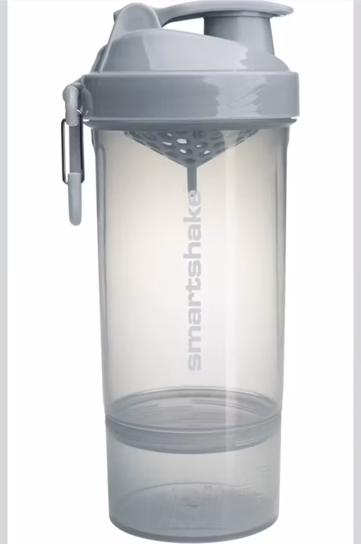 Amazon: SmartShake Original2GO ONE Gris 800ml, Botella Mezcladora de Proteínas, Libre de BPA, 1 Compartimiento incluído