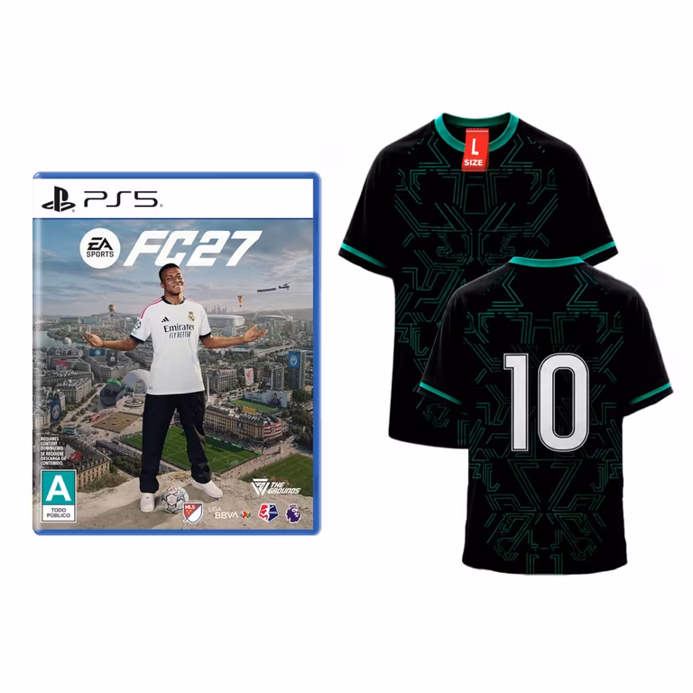 Amazon: EA SPORTS FC 27 para PS5 con Jersey de Regalo Talla G