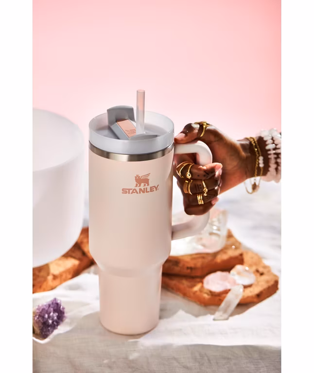 Amazon: Stanley Quencher H2.0 Vaso con asa y pajita (de 2da mano)