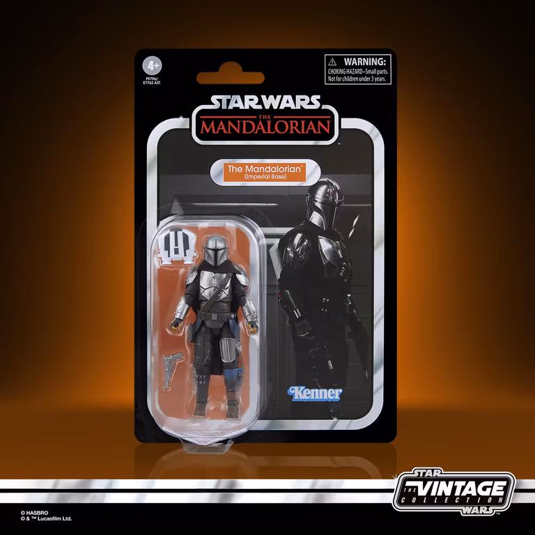 Amazon: Star Wars La colección Vintage, Figura de acción de The Mandalorian (Imperial Base) (9,5 cm). - Prime Day