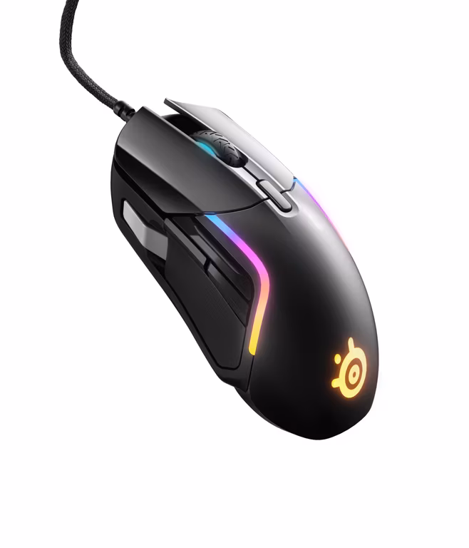 Amazon: SteelSeries Rival 5 Ratón Gaming con iluminación RGB PrismSync y 9 Botones programables