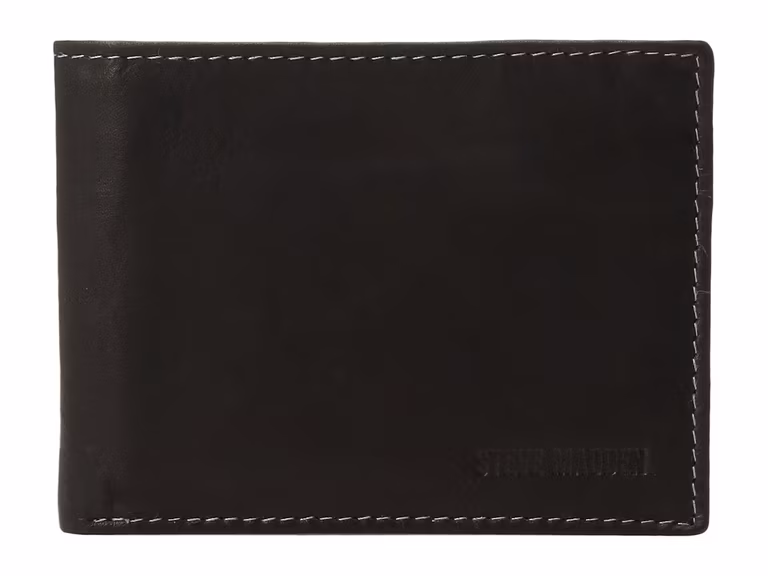 Amazon: Steve Madden Leather RFID Wallet Extra Capacity Attached Flip Pocket | cartera