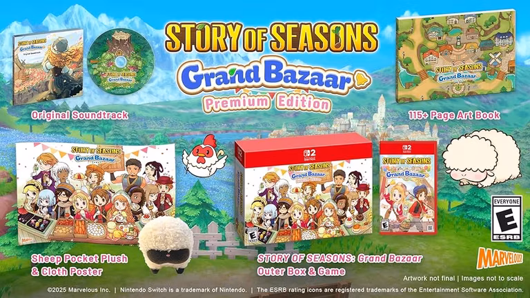 Amazon story of seasons Grand bazar premium edition Nintendo Switch