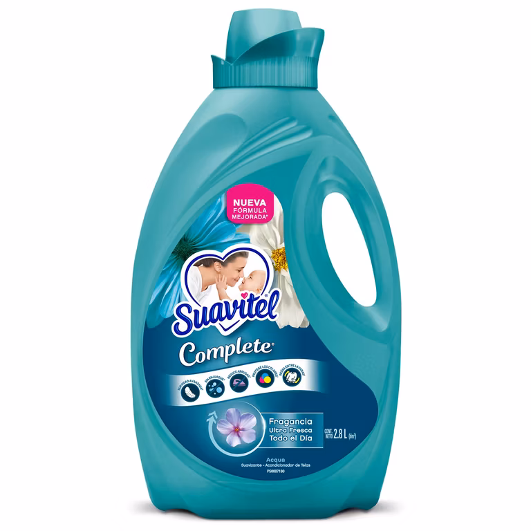 Amazon: Suavitel Suavizante de Ropa Complete Acqua 2.8 L. - Planea y Ahorra