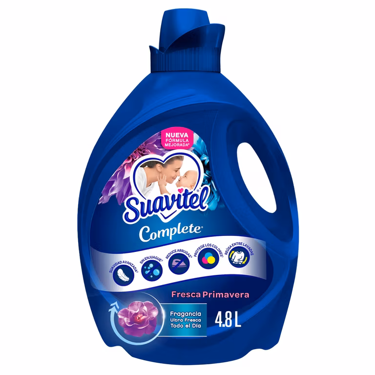 Amazon: Suavitel Suavizante de Ropa Complete Fresca Primavera 4.8 L | Planea y Ahorra