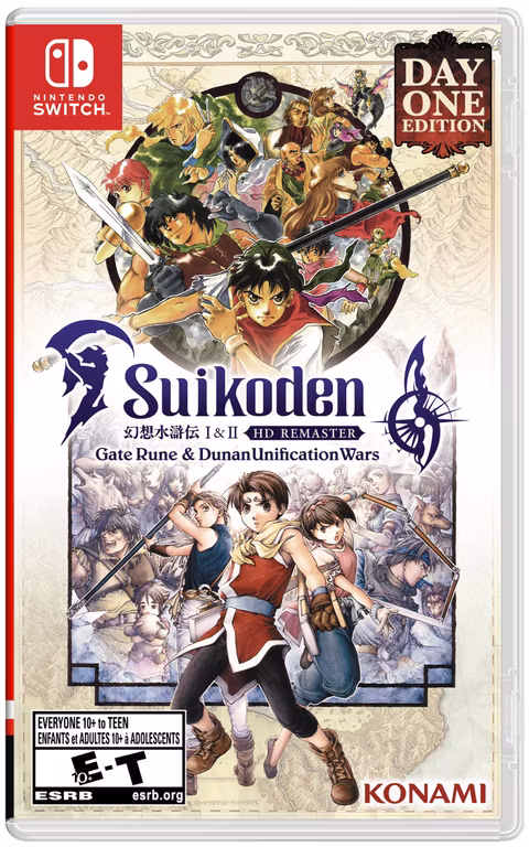 Amazon: Suikoden 1 & 2 HD Remaster (compra 2 paga 865 peso) para Nintendo Switch