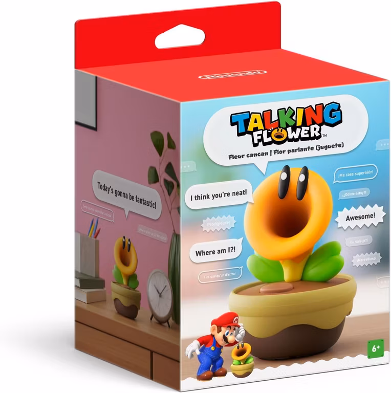 Amazon: Talking flower , florecita de Nintendo parlante
