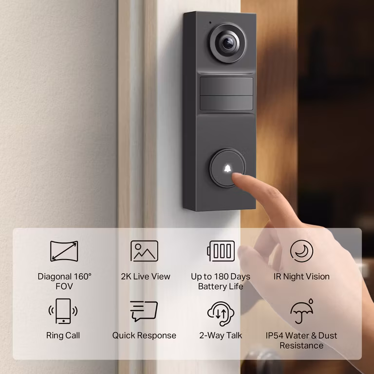 Amazon: Tapo Smart Video - Timbre inalámbrico para Puerta
