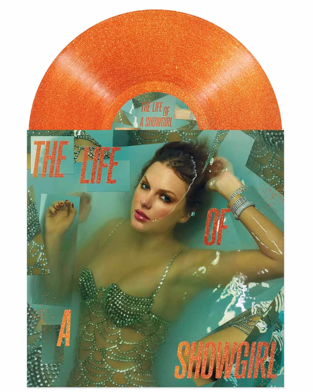 Amazon: Taylor Swift The Life of a Showgirl [ Sweat & Vanilla Perfume Orange Glitter Vinyl]