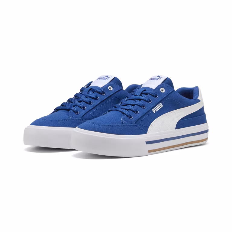 Amazon: Tenis Puma Court Classic Azules talla 28