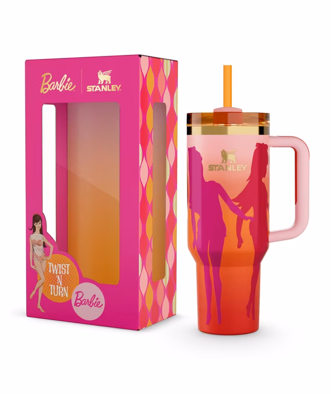 Amazon: Termo Stanley X Barbie '60s Twist 'N Turn Quencher 40 oz