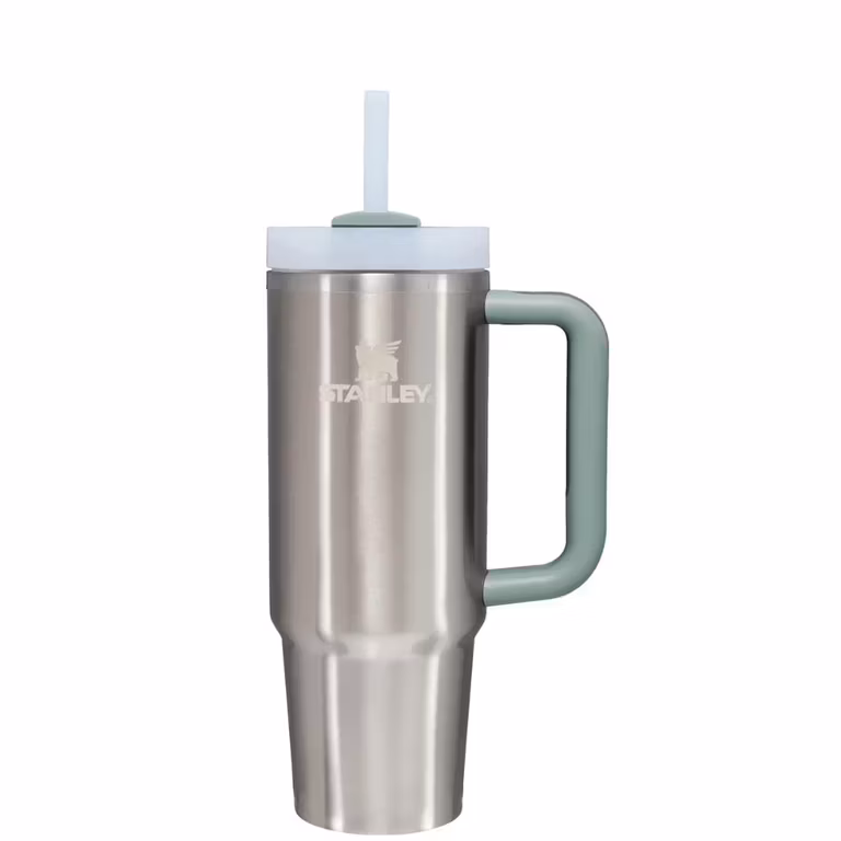 Amazon: Termo Stanley Quencher Shale 887ml - Termo para agua con popote