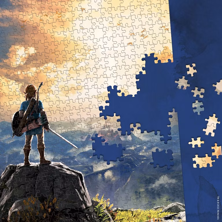 Amazon - The Legend of Zelda Breath of The Wild Rompecabezas Coleccionable de 1000 Piezas con Licencia Oficial de Nintendo