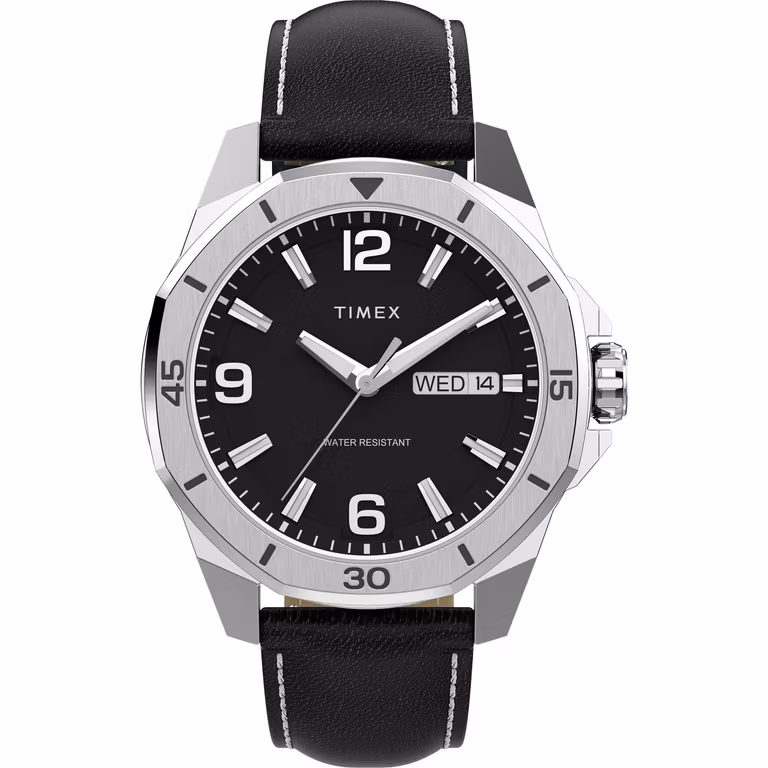 Amazon: Timex Essex - Reloj para hombre de 46 mm, esfera negra. EU