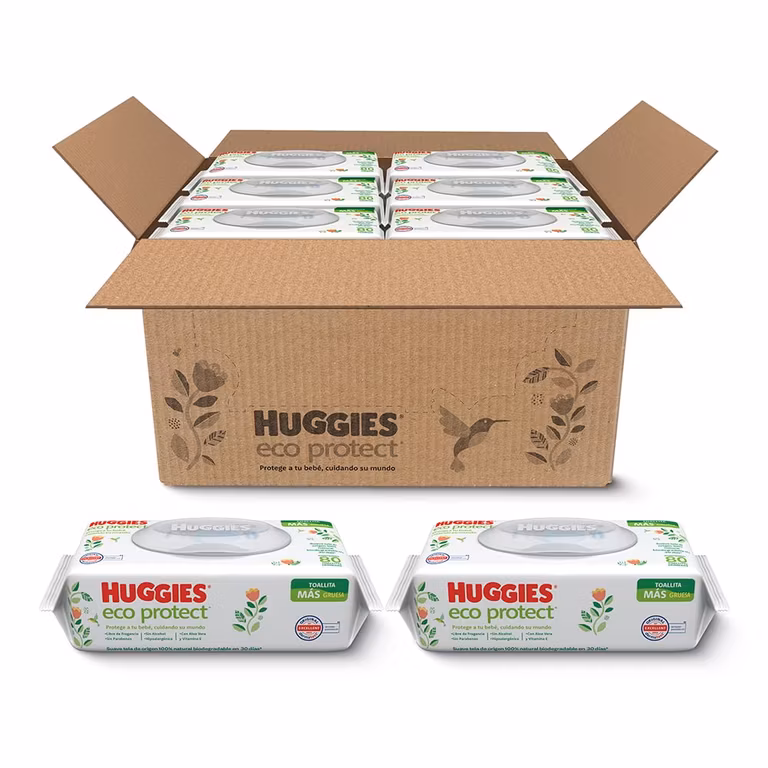 Amazon - Toallitas Húmedas Para Bebé Huggies Eco Protect