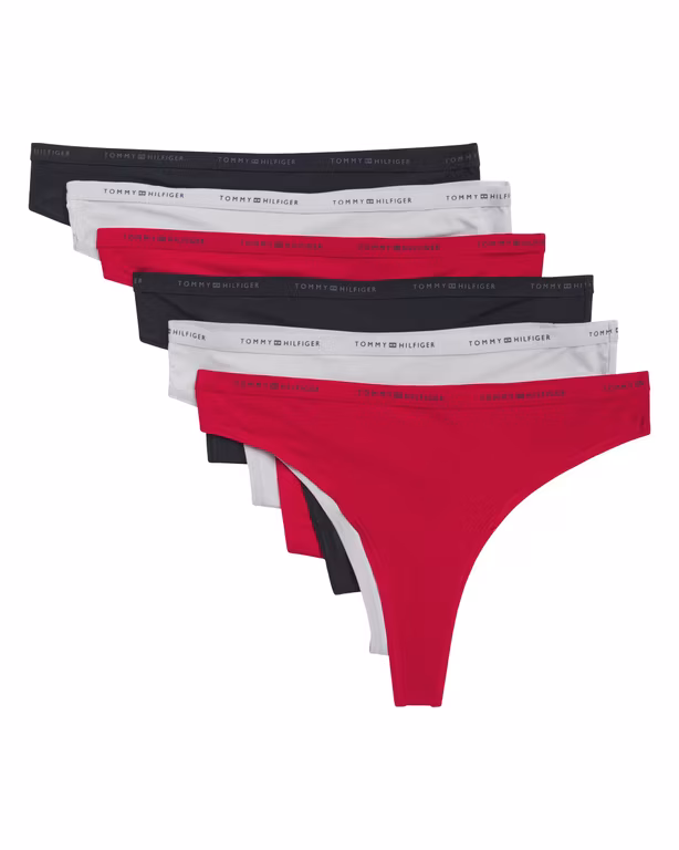 Amazon: Tommy Hilfiger Logo Waistband Micro Thong 6 Pack