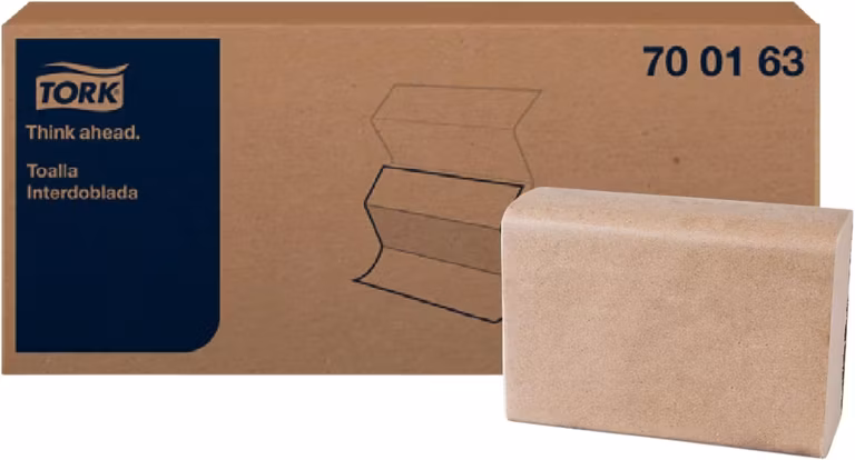Amazon: Tork Toallas de Papel Interdobladas Ecológicas 2 Capas – 100% Fibra Reciclada, 21x15.5 cm, Caja 8 Fajillas x 250 Hojas (2,000 Hojas)