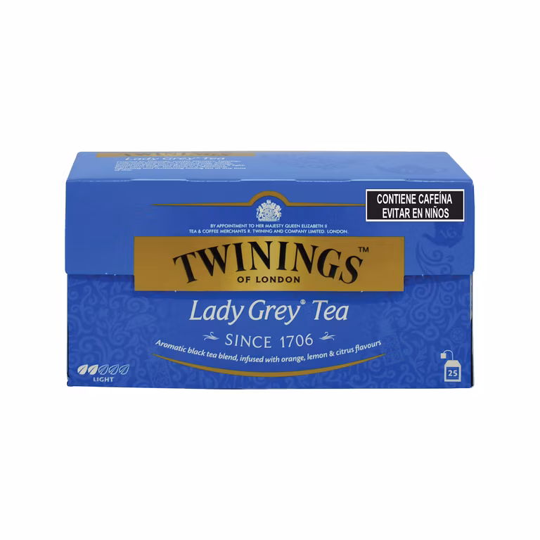 Amazon: Twinings, Te Negro Estilo Lady Grey, 50g, sabor bergamota