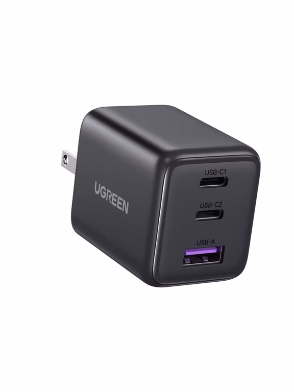 Amazon: UGREEN 30W GAN Cargador Tipo USB C con 3 Puertos, Cubo de Carga Rápido Pared para Celular, 2C1A