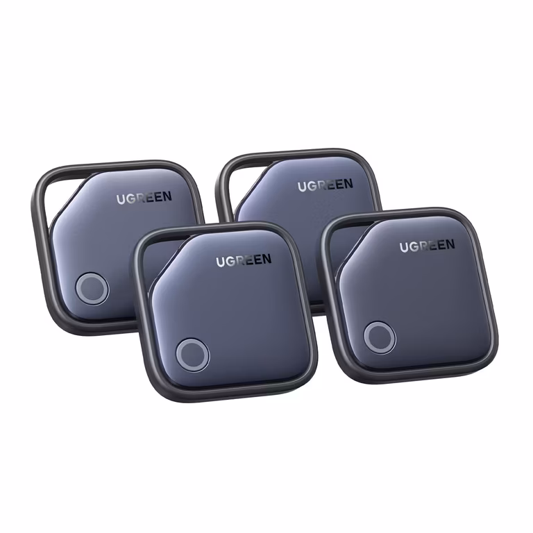 Amazon: UGREEN FineTrack Localizador Inteligente 4Pack Compatible con Apple Find My | Batería Reemplazable, 2 Años de Duración