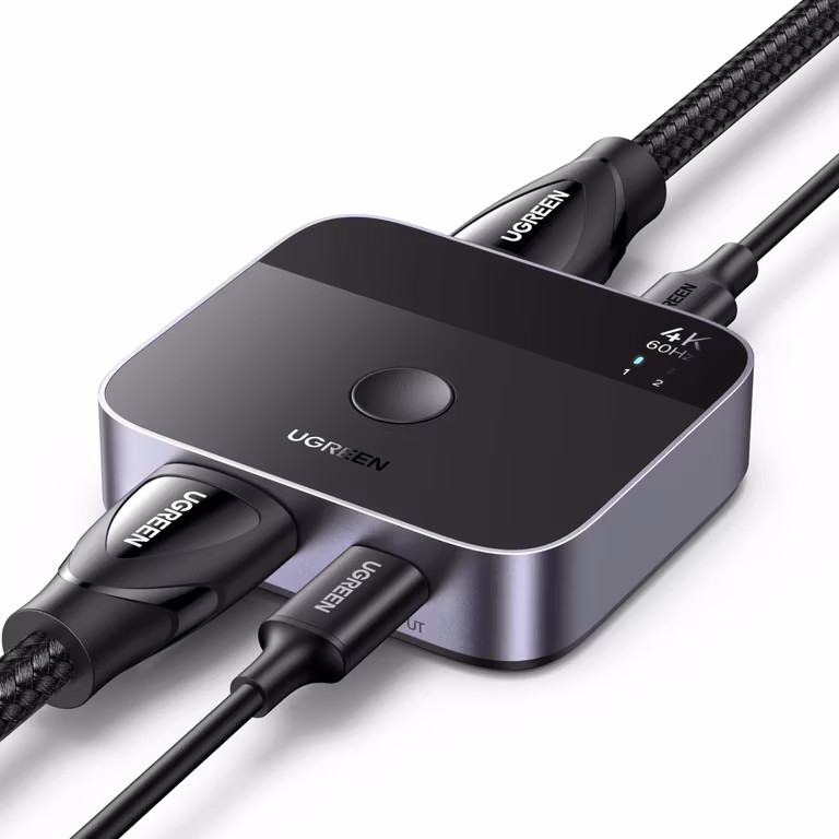 Amazon: UGREEN Switch USB C + HDMI a HDMI 2.0 4K 60Hz 2 Entradas 1 Salida Comutador Tipo C 2K 1080P 240Hz HDR CEC Dolby Atmos
