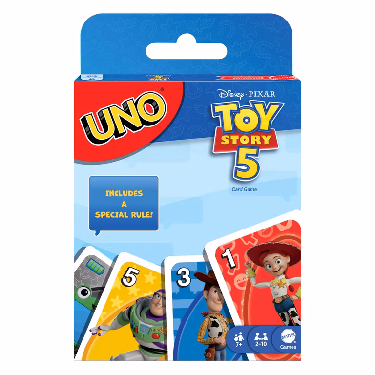 Amazon: UNO Juego De Cartas Project Target, Edición Especial Mattel Inspirada En Pixar, con Arte Exclusivo