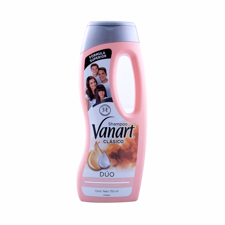 Amazon: VANART Shampoo Clásico Dúo, Cabello limpio y manejable, fórmula balanceada, Botella con 750ml