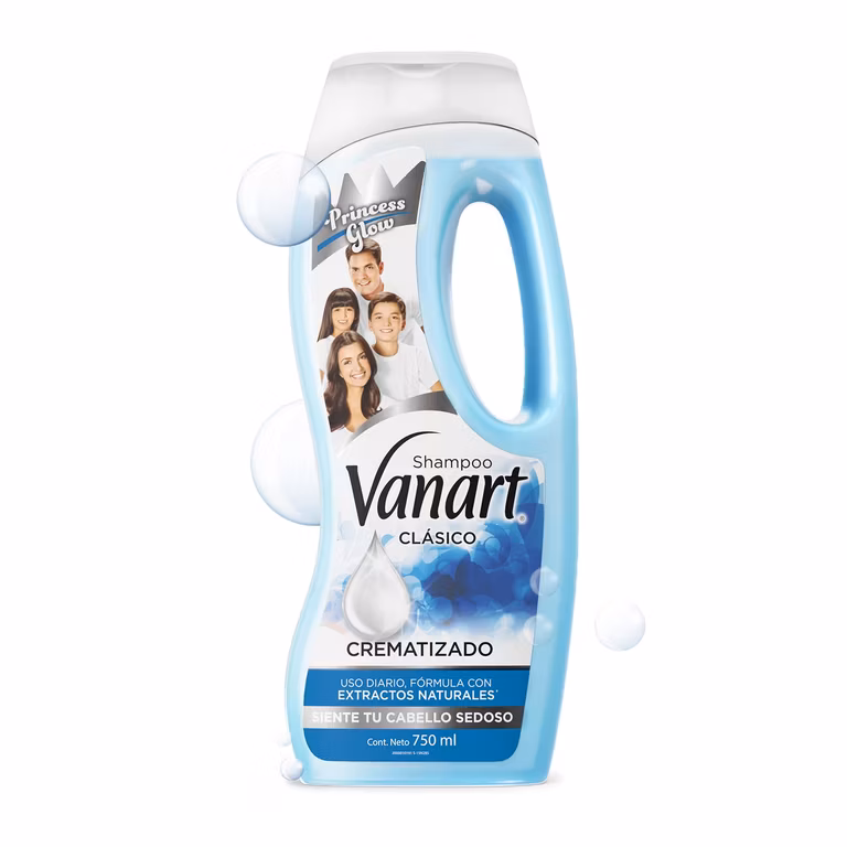 Amazon: VANART Shampoo Crematizado, Complejo Humectante y cabello suave, Botella con 750ml