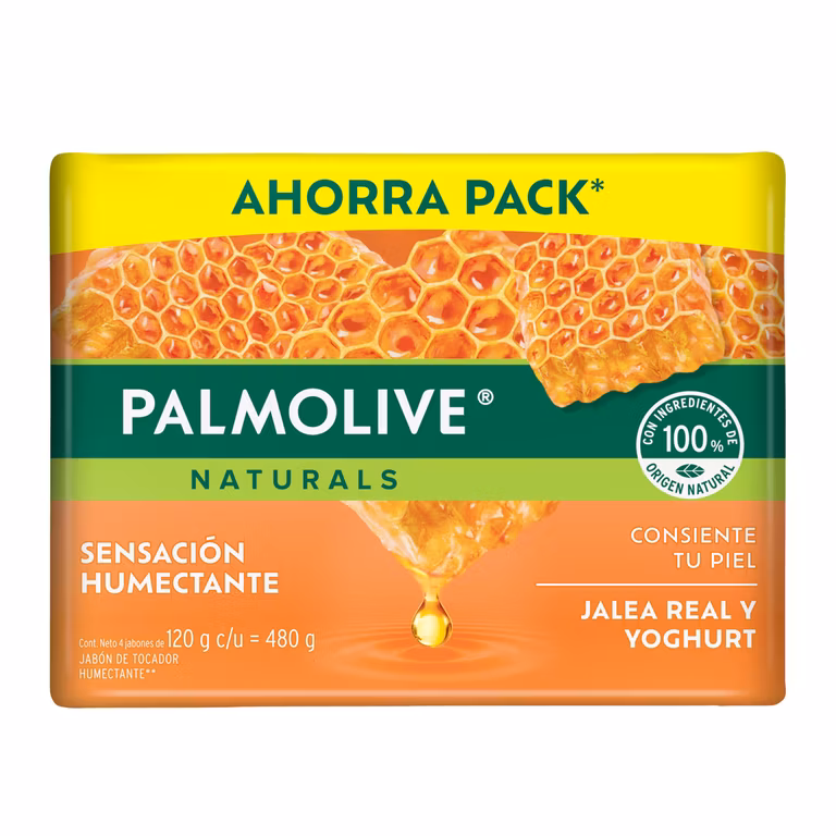 AMAZON: Variedad de Jabónes en Barra Palmolive Naturals, Hidratación Luminosa, 4x120gr, paquete de 480g (Planea y Ahorra)