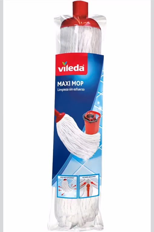Amazon: Vileda Repuesto Trapeador de Algodón, Maxi Mop | Planea y ahorra