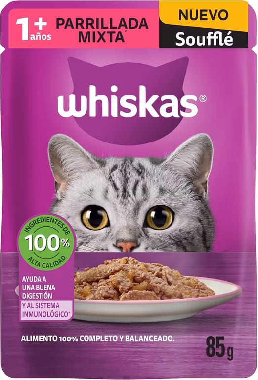 Amazon - Whiskas Alimento Gato Adulto Sabor a Soufflé | Planea y Ahorra