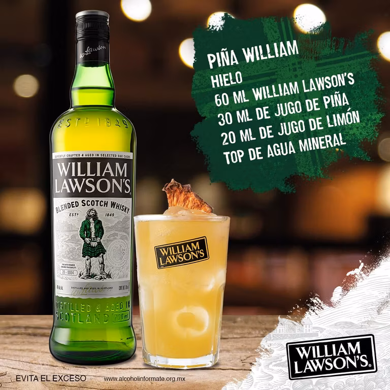 AMAZON: William Lawson's Whisky Escocés 700 ml Mezcla de Malta y Grano