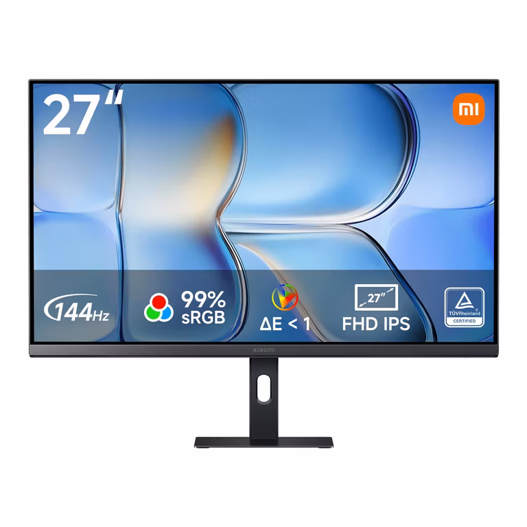 Amazon: XIAOMI Monitor A27i 2026 | 27" Panel IPS | Resolución FHD (1920 * 1080) | 144Hz | 100% sRGB | 300 nits | Ultra Slim Low Blue Light