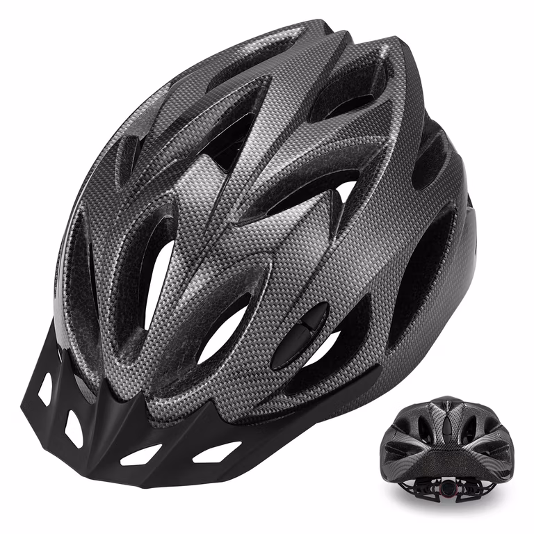 Amazon: Zacro - Casco de bicicleta para adultos, ligero para hombres y mujeres, cómodo con almohadillas para orejas y visera,