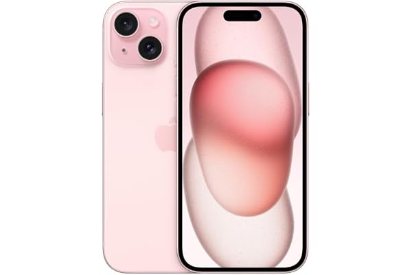 Apple iPhone 15 128GB Rosa Desbloqueado (Reacondicionado) Esim