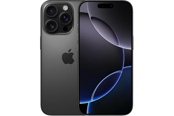 Apple iPhone 16 Pro 128GB Titanio Negro Desbloqueado (Reacondicionado) Esim