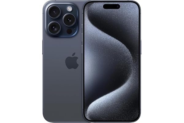 Apple iPhone 15 Pro MAX 256GB Titanio Azul Desbloqueado (Reacondicionado) Esim