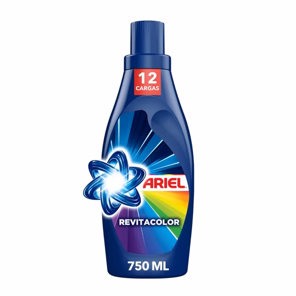 Bodega Aurrerá: Detergente Líquido Ariel Revitacolor 1.5 lts (2x750 ml)